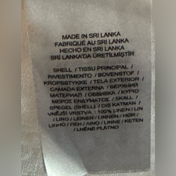 NWT Lauren by Ralph Lauren Belted Linen Wrap Style Dress in White. Size 4 - Picture 10 of 10